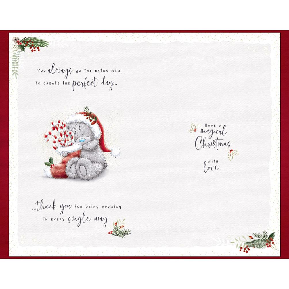 Special Mum Handmade Me to You Bear Christmas Card Extra Image 1